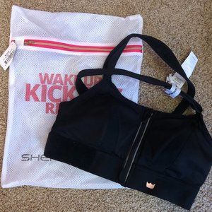 SHEFIT Black Ultimate Sports Bra, Medium